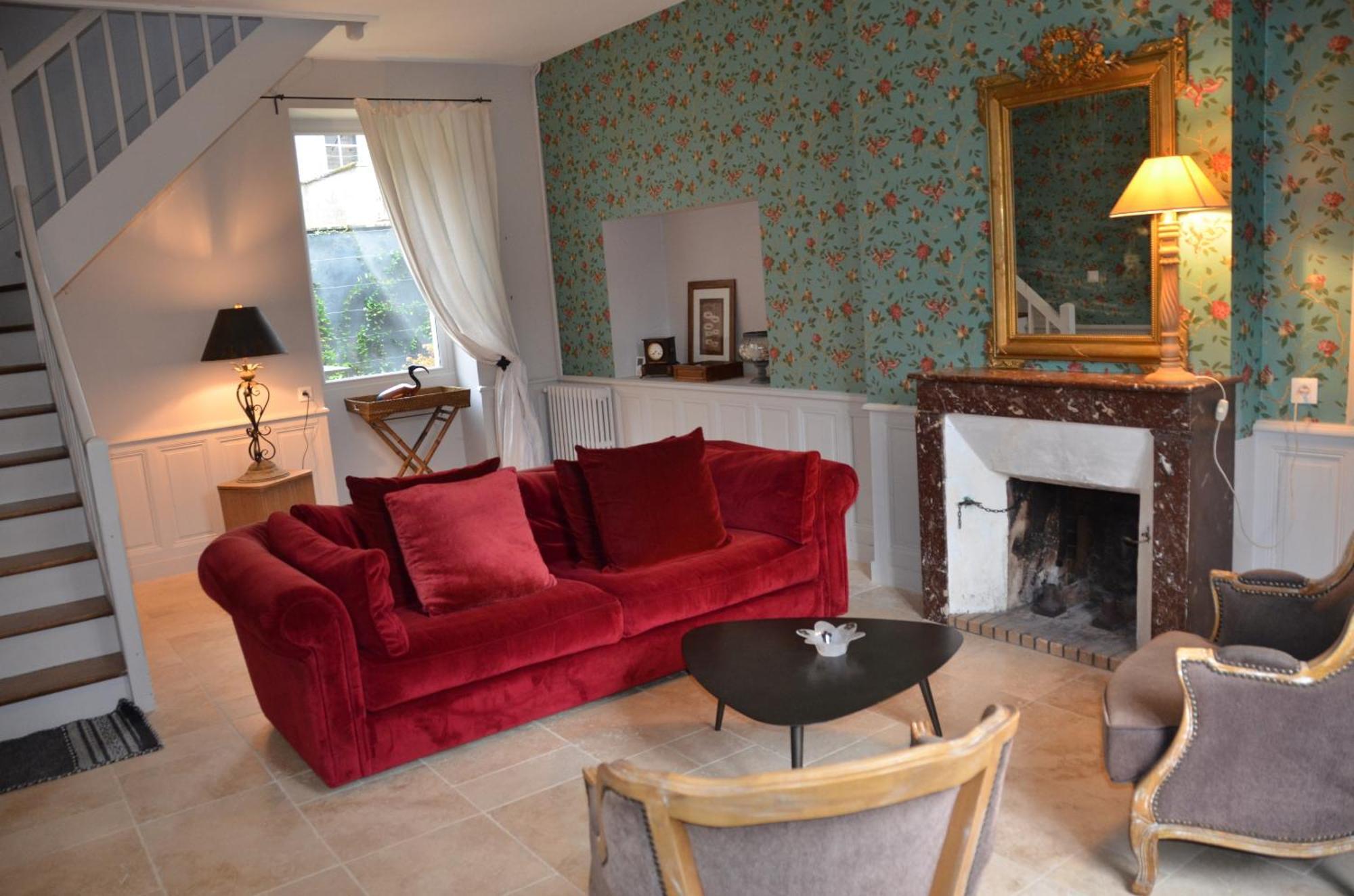 La Penesais Villa Beaumont-en-Veron Ruang foto