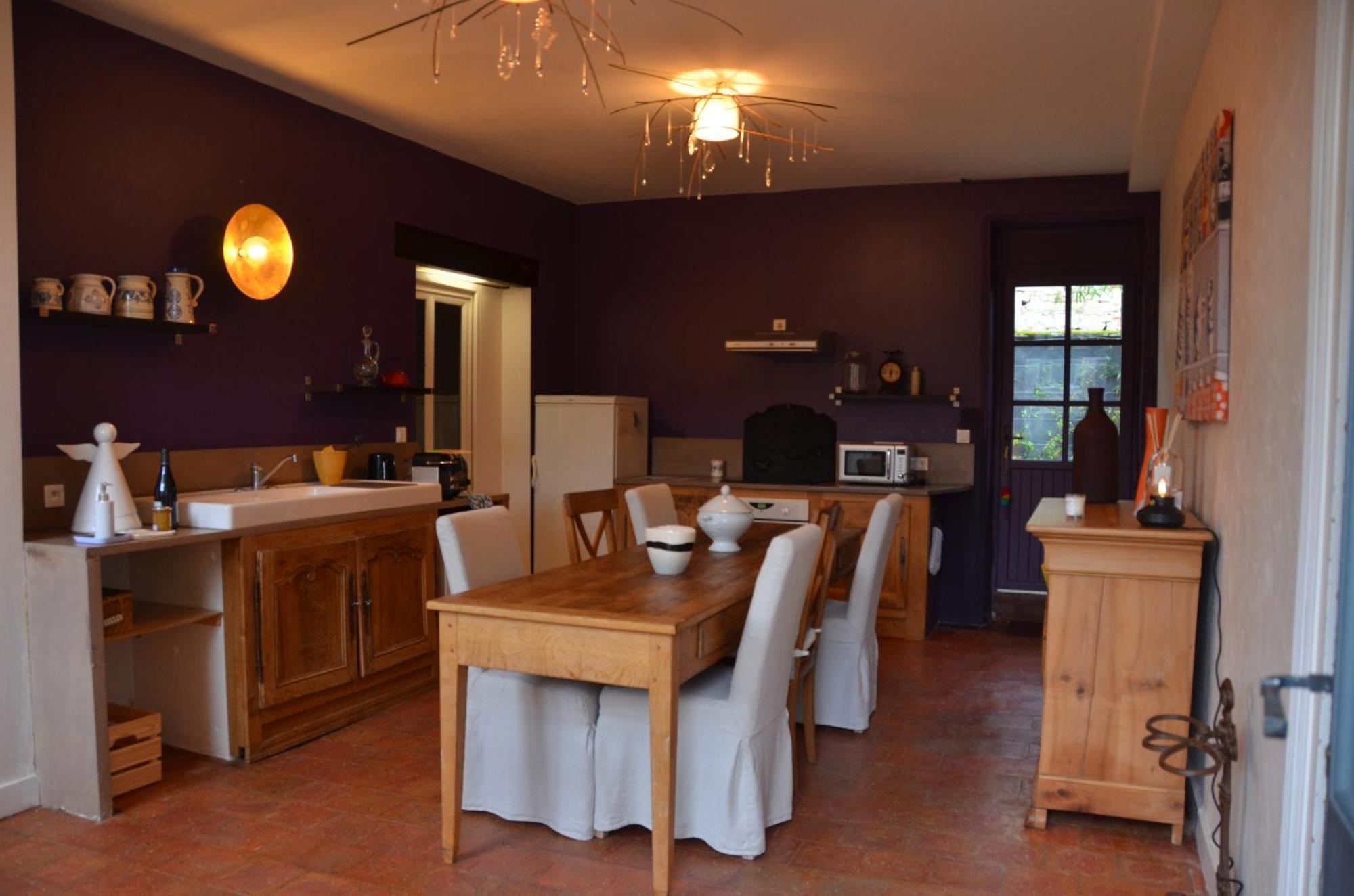 La Penesais Villa Beaumont-en-Veron Ruang foto